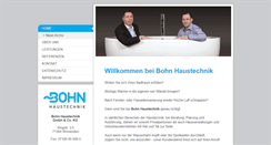 Desktop Screenshot of haustechnik-bohn.com