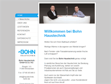 Tablet Screenshot of haustechnik-bohn.com